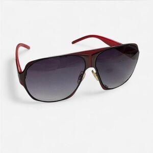 LADY GAGA x Barneys New York Red and Black Aviator Sunglasses